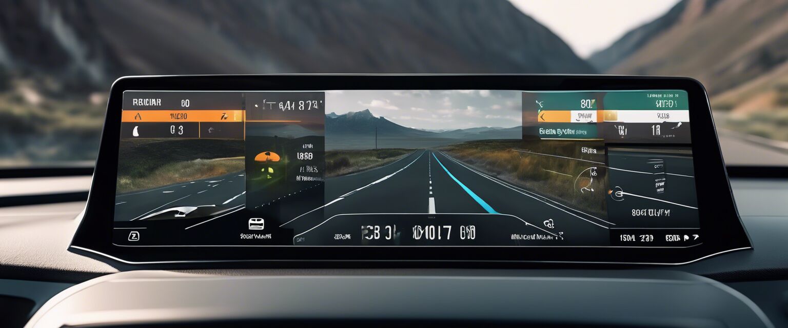 in-dash car video system user interface