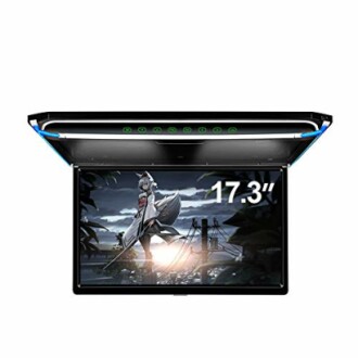 ZBARK 17.3-inch Car Overhead Flip Down Monitor