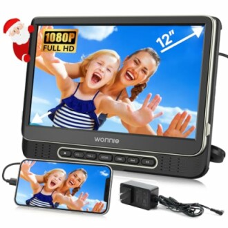 WONNIE 12" Headrest DVD Player