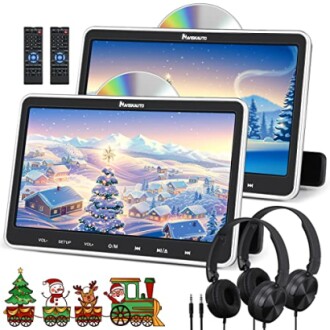 NAVISKAUTO 10.1" Headrest DVD Players